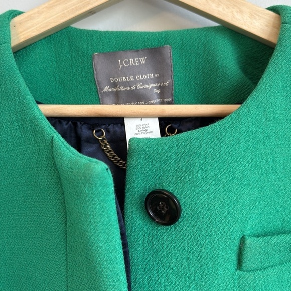 J. Crew Double Cloth Symphony Coat SZ 4 - Picture 7 of 10